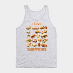 I LOVE SANDWICHES: SANDWICH LOVER Tank Top